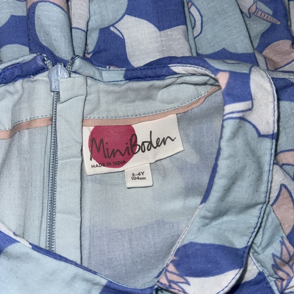 Mini Boden Peter Pan Collar Dress - Picture 6 of 6